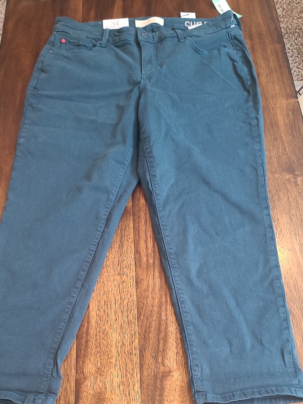 Slink Jeans Curvy Boyfriend Jeans Blue NWT Womens 14
